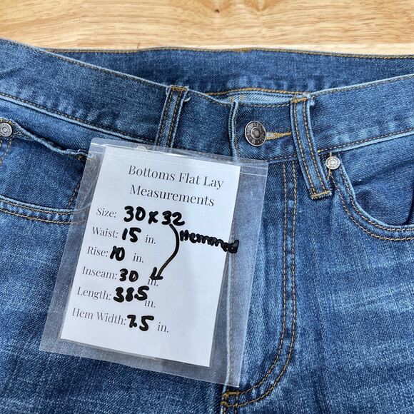 Brooks Brothers Mens Jeans Dark Denim Supima Cotton Straight Fit 30x30 USA Made - Picture 8 of 8